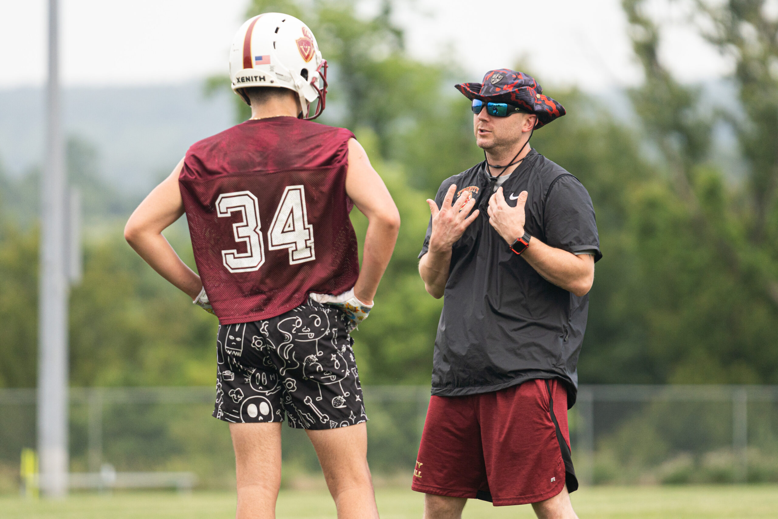 Head coach Christopher Simpson and Trinity football aiming for return to playoffs